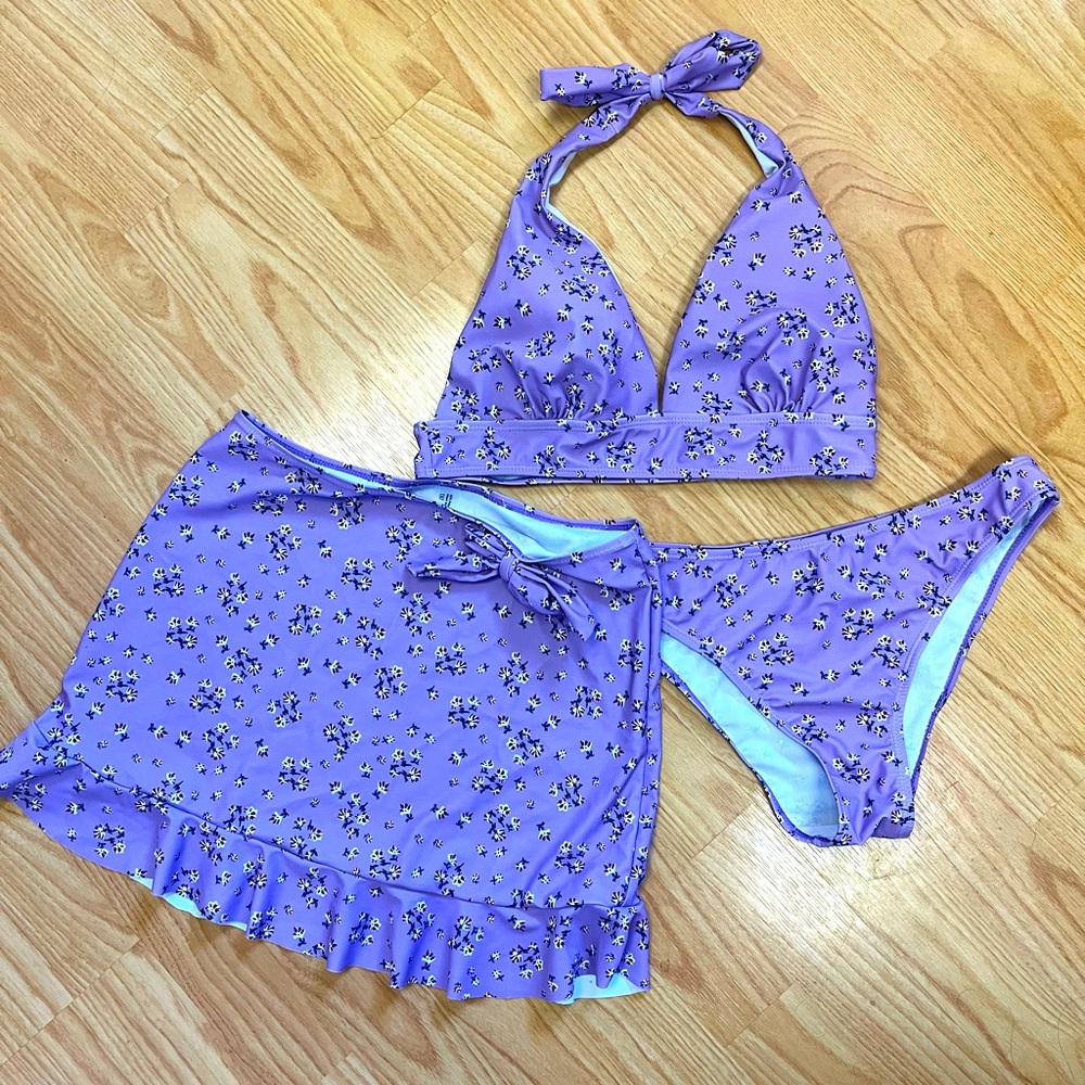 3 piece bikini set